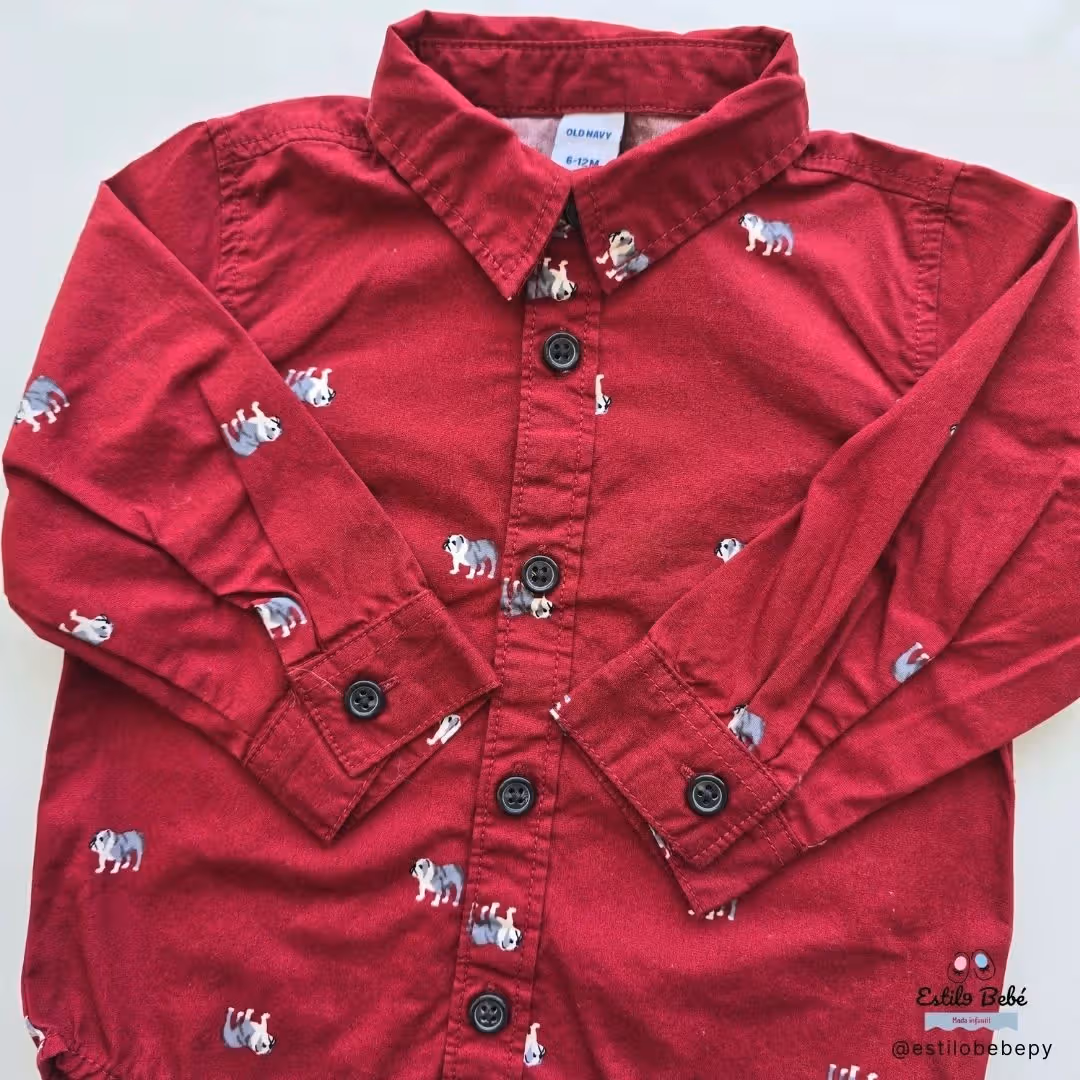 Camisa Old Navy 6-12M - 2