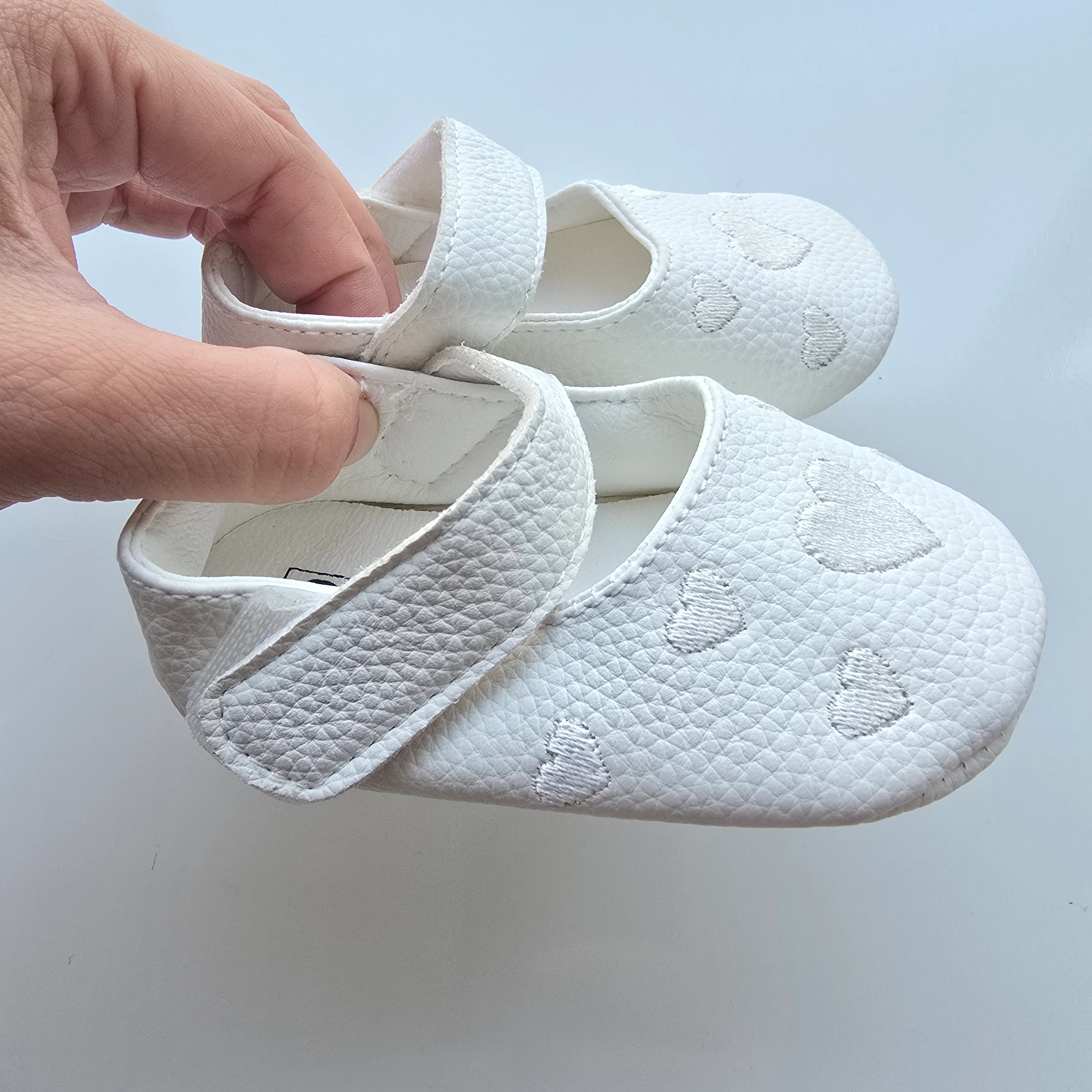Chatita con bordado Blanco 12CM - 2