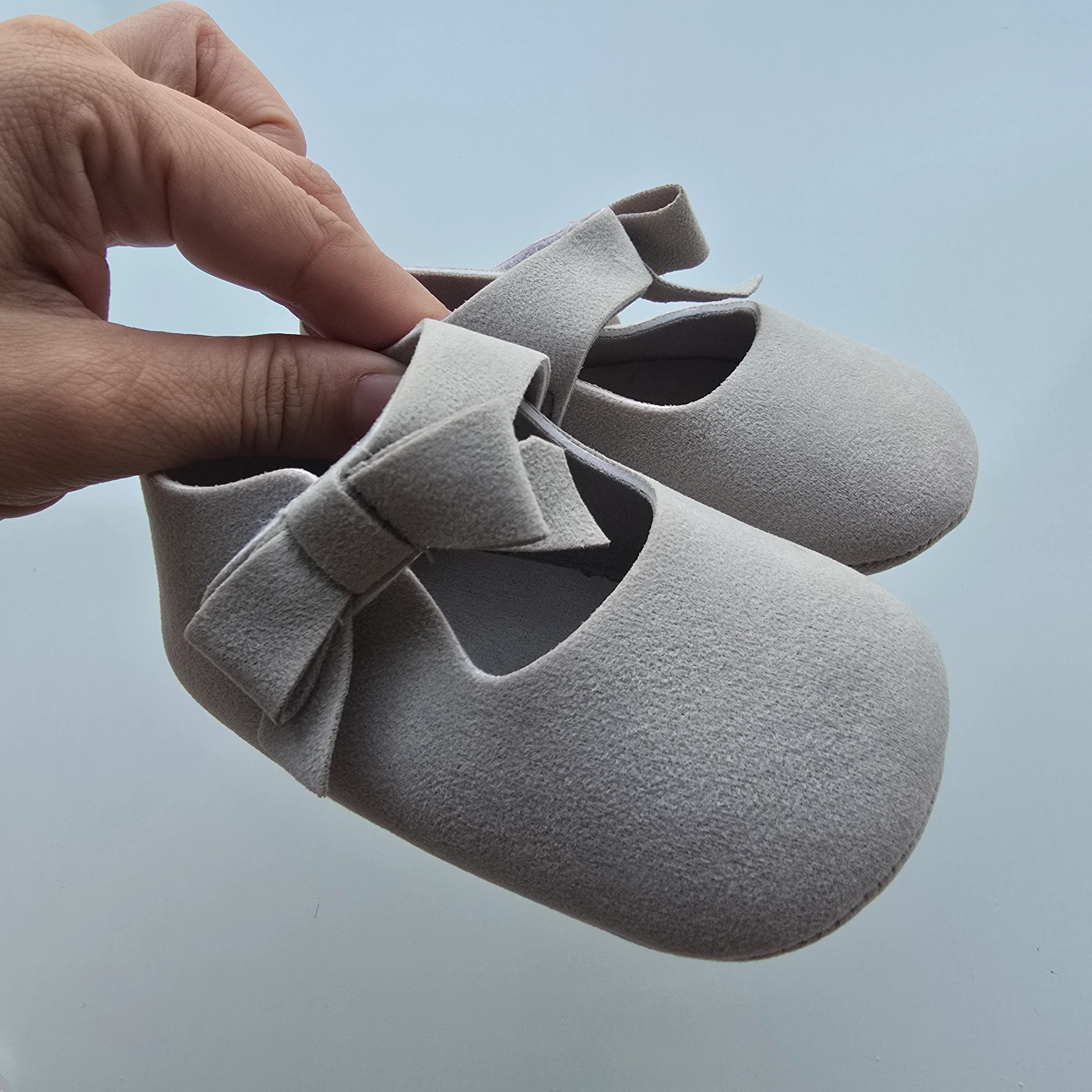Chatita liso con moño Gris 13CM - 3