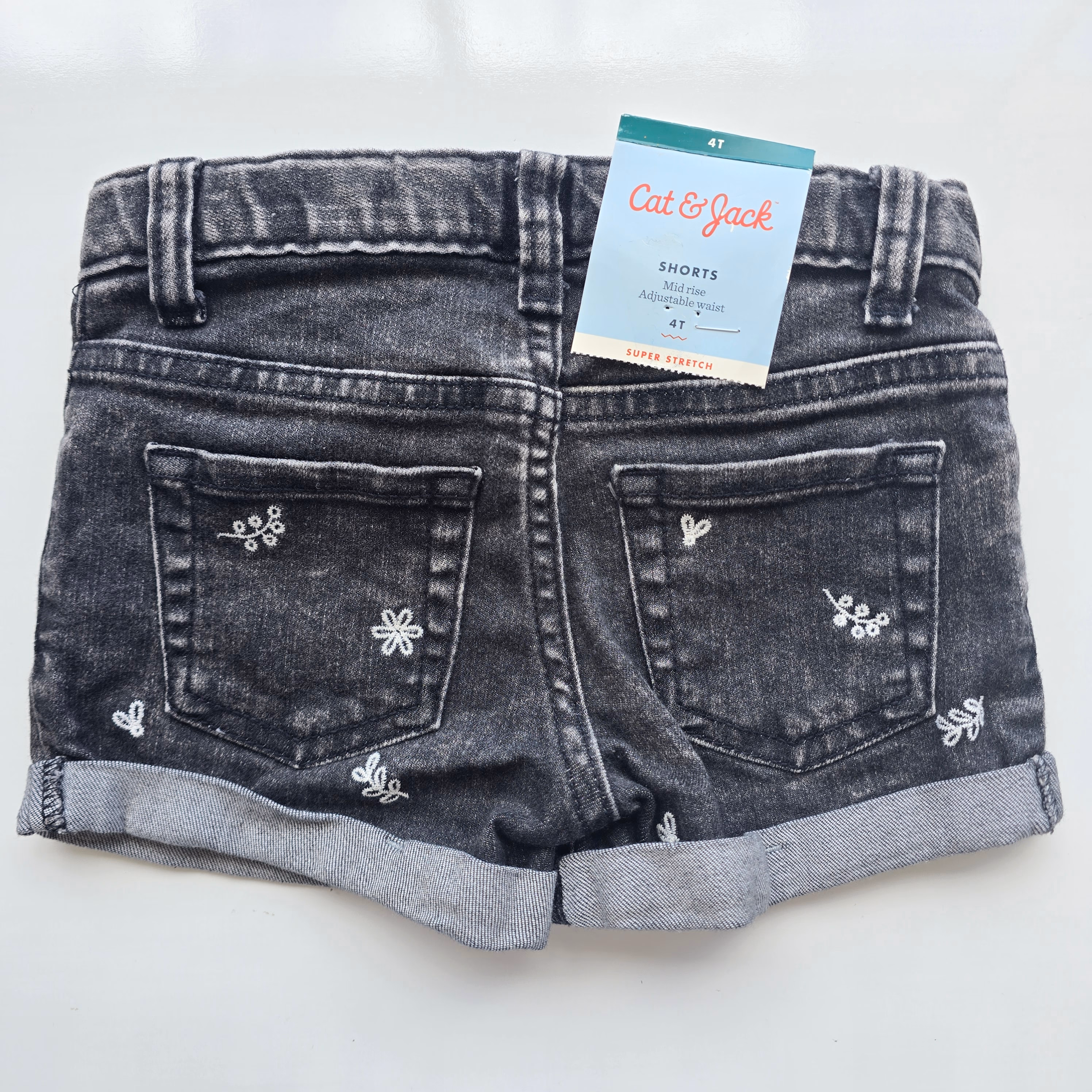 Short jean Cat&Jack *con goma ajustable - 2