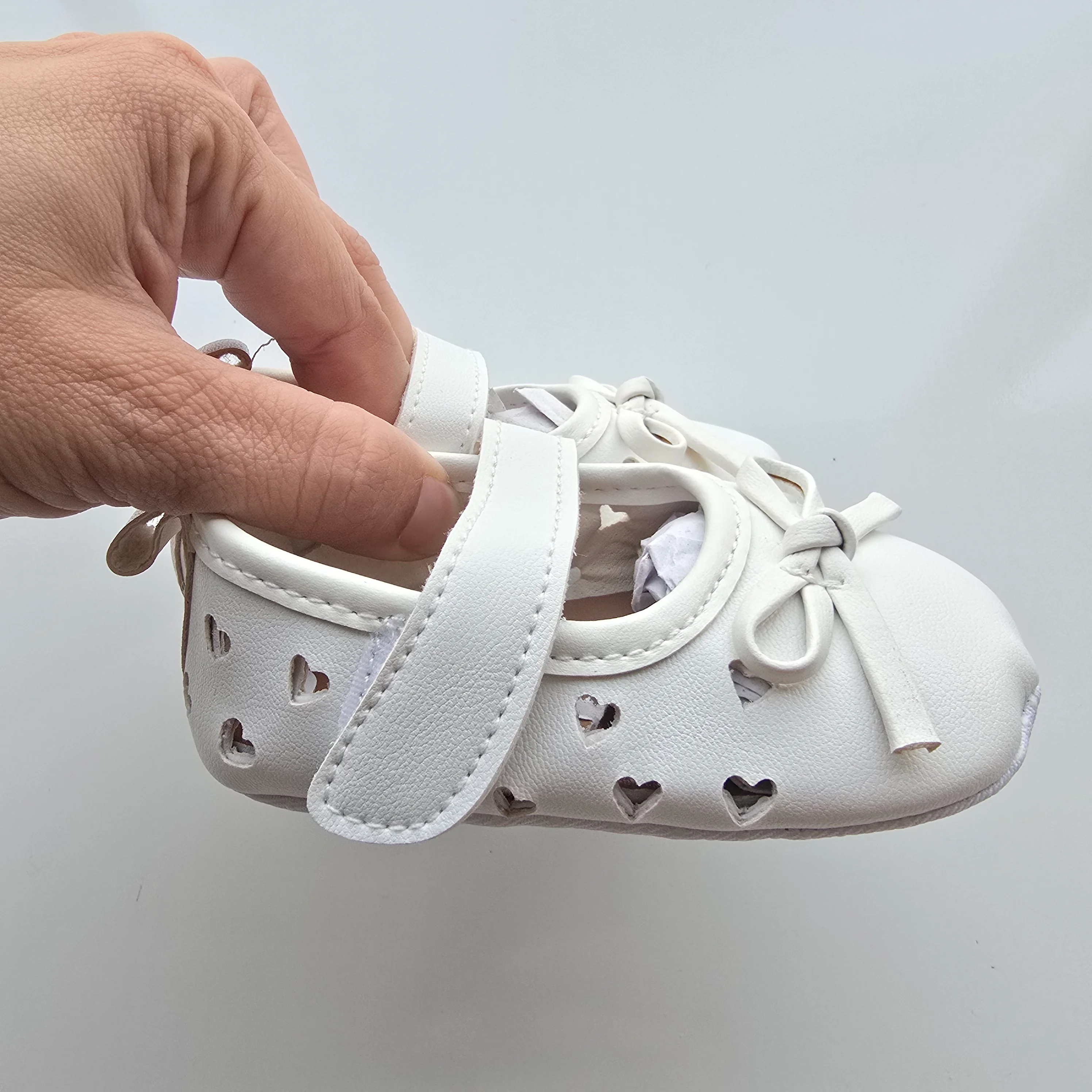Chatita corazones y moño Blanco 12CM - 2