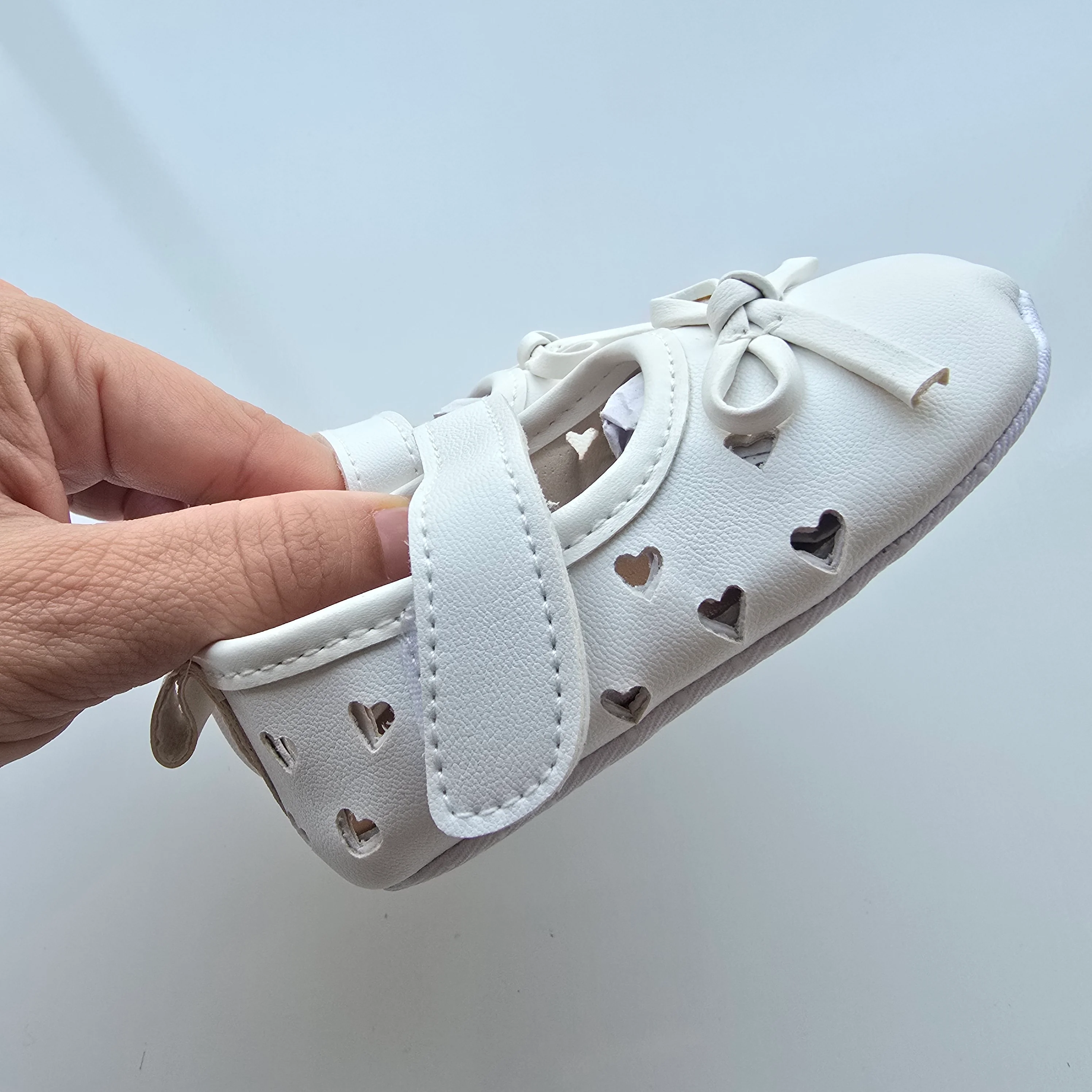 Chatita corazones y moño Blanco 12CM - 3